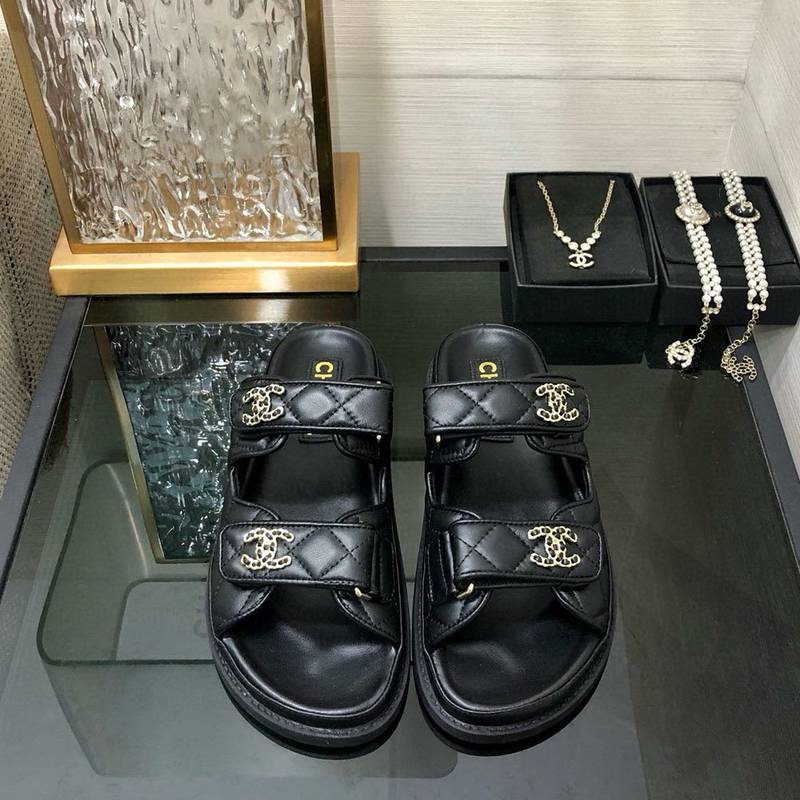 Chanel Fashionable Half Slippers Sandals Slide