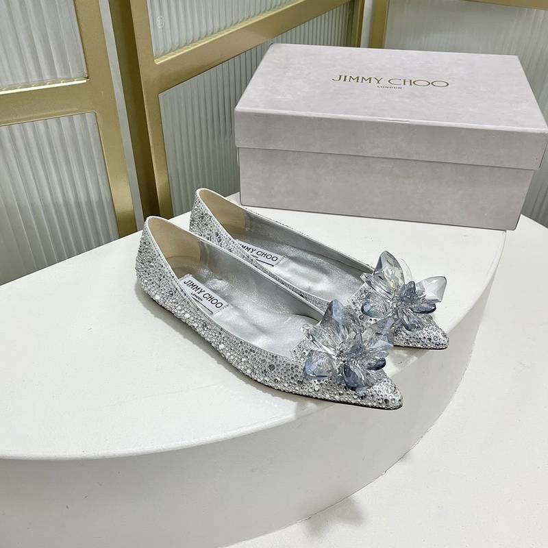 Jimmy Choo Allure Crystal Point Slide Sandal