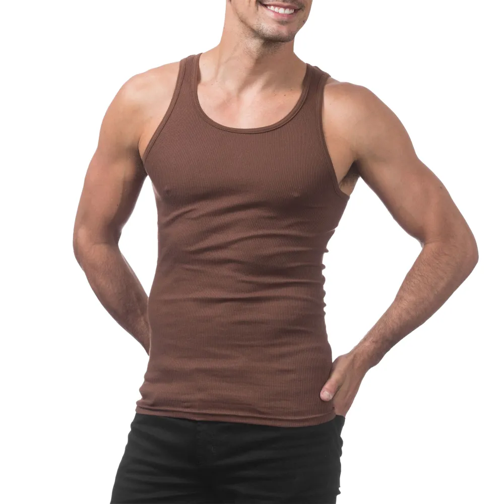 Pro Club Men's Premium Ringspun Cotton Ribbed A-Shirt