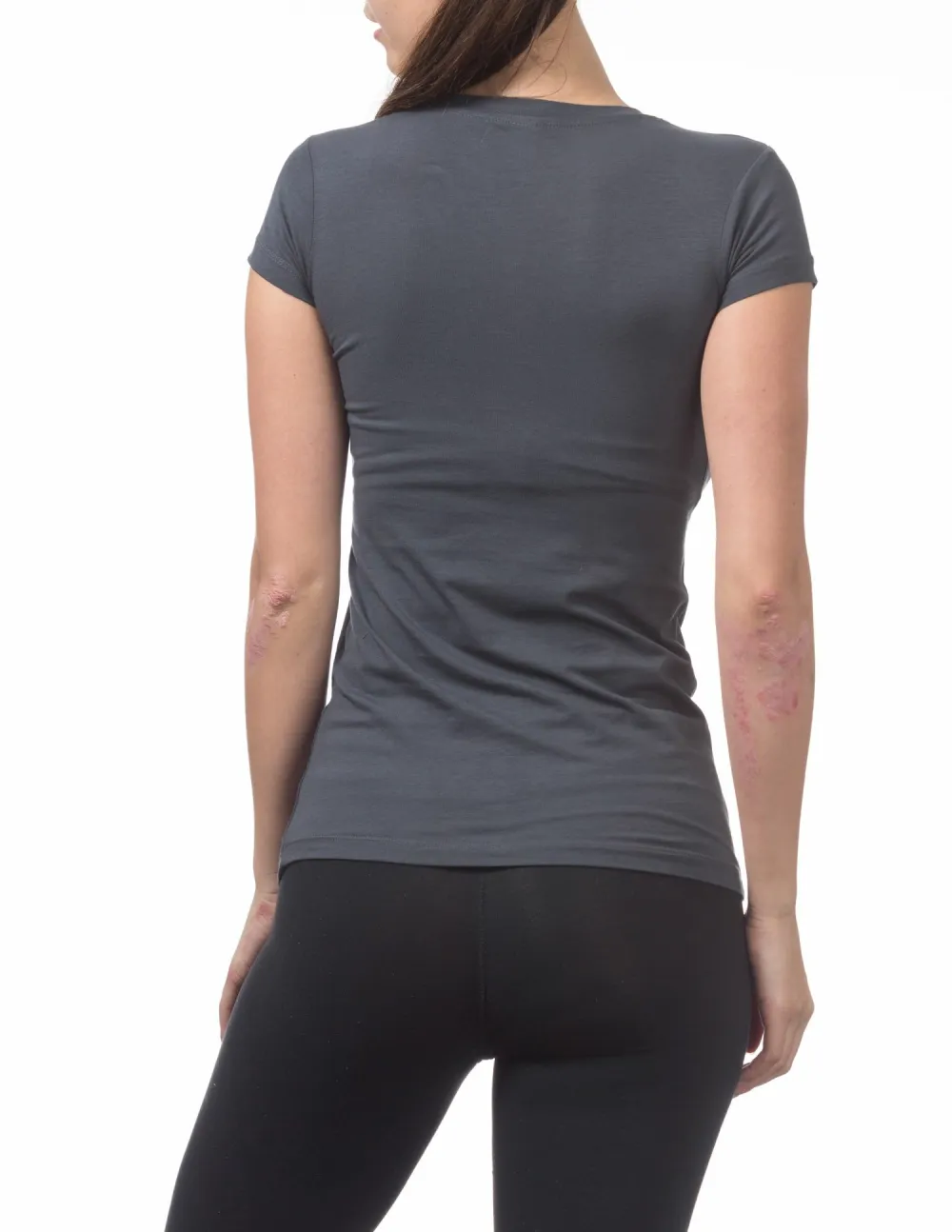 Pro Club Women's Short Sleeve V-Neck Tee