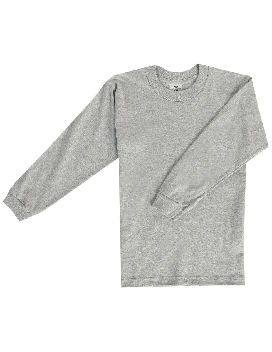 Pro Club Youth Long Sleeve Crew Neck Tee