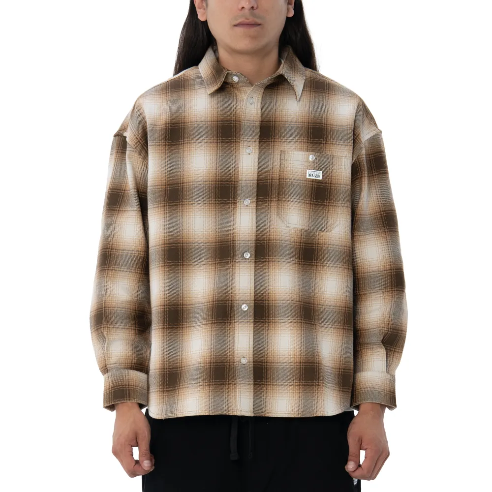 Pro Club Men's Heavywide Ombre Flannel Shirt