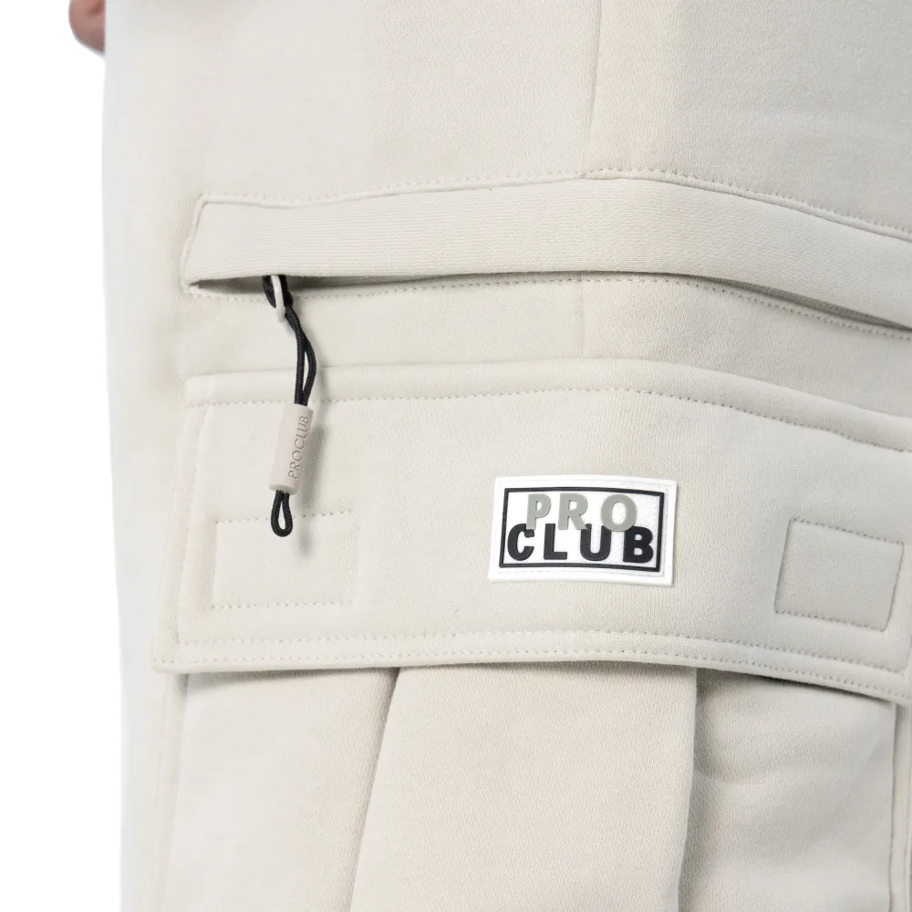 Pro Club Men's Heavyweight Basic Open Leg Cargo Sweatpant