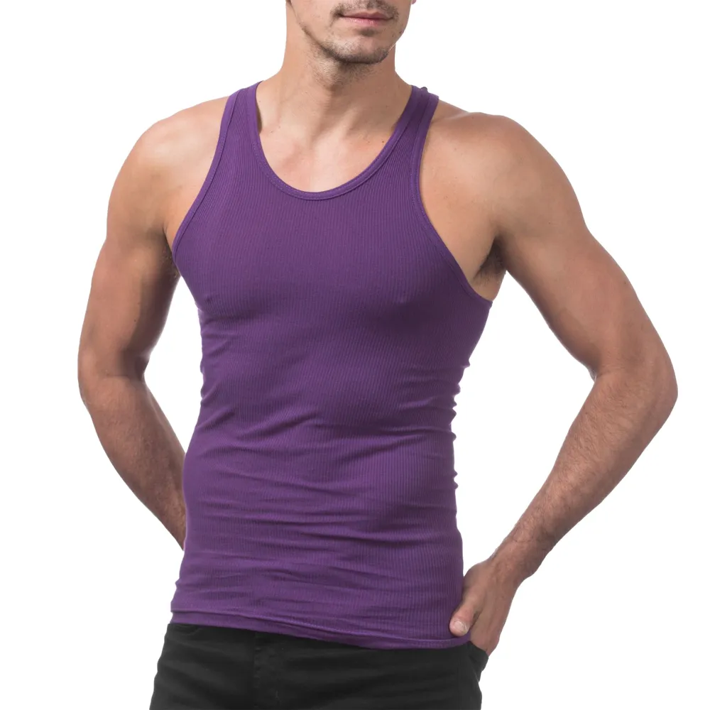 Pro Club Men's Premium Ringspun Cotton Ribbed A-Shirt