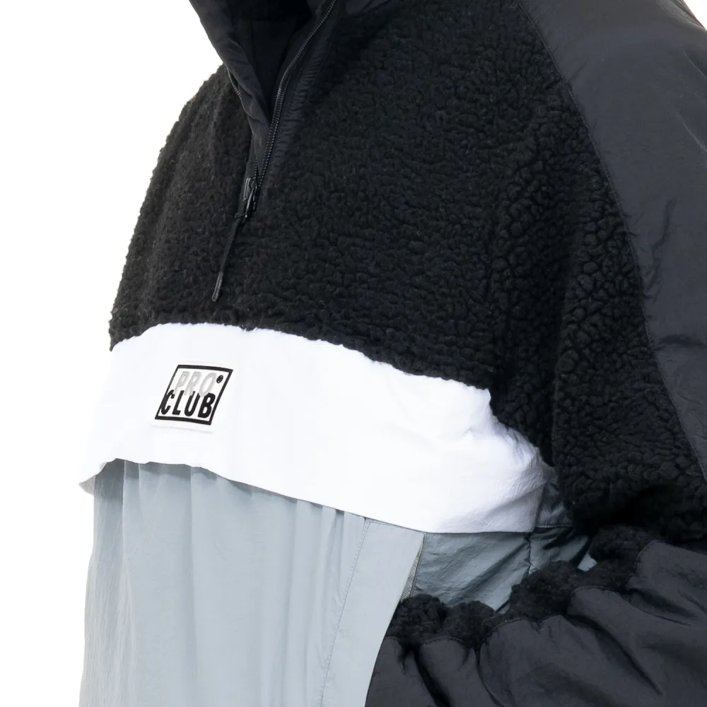 Pro Club Men's Heavyweight Sherpa Quarter Zip Pullover