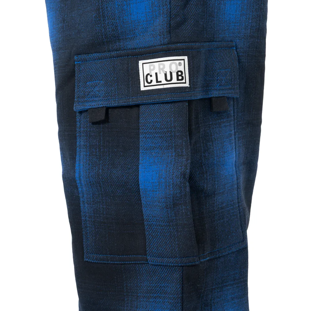 Pro Club Men's Heavyweight  Ombre Fleece Cargo Sweatpant