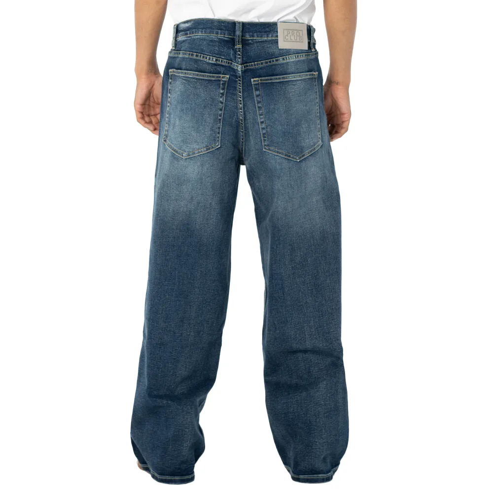 Pro Club Men's Heavyweight Baggy Fit Denim Pant