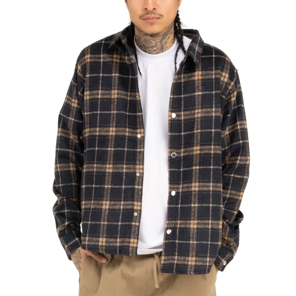 Pro Club Men's Heavyweight Flannel Shirt Jacket