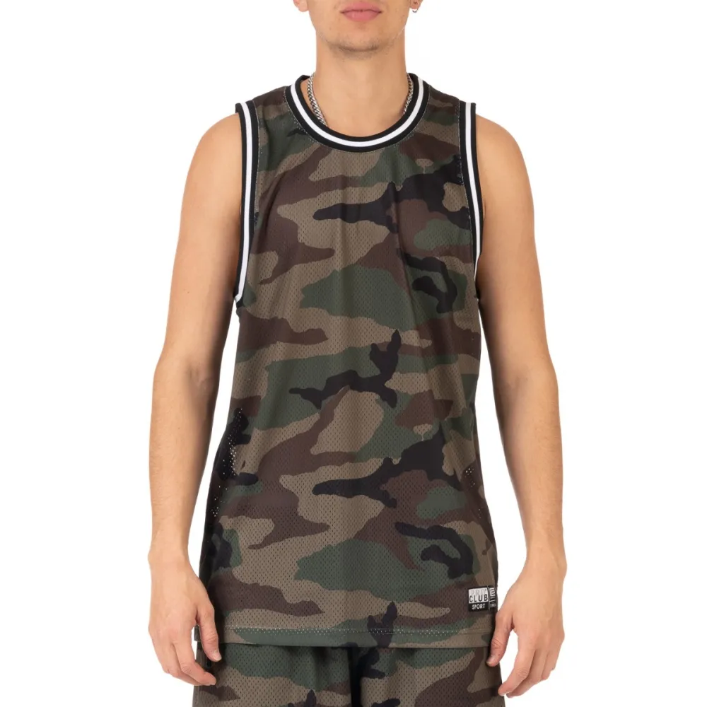 Pro Club Men's Classic Camo Basketball Jersey