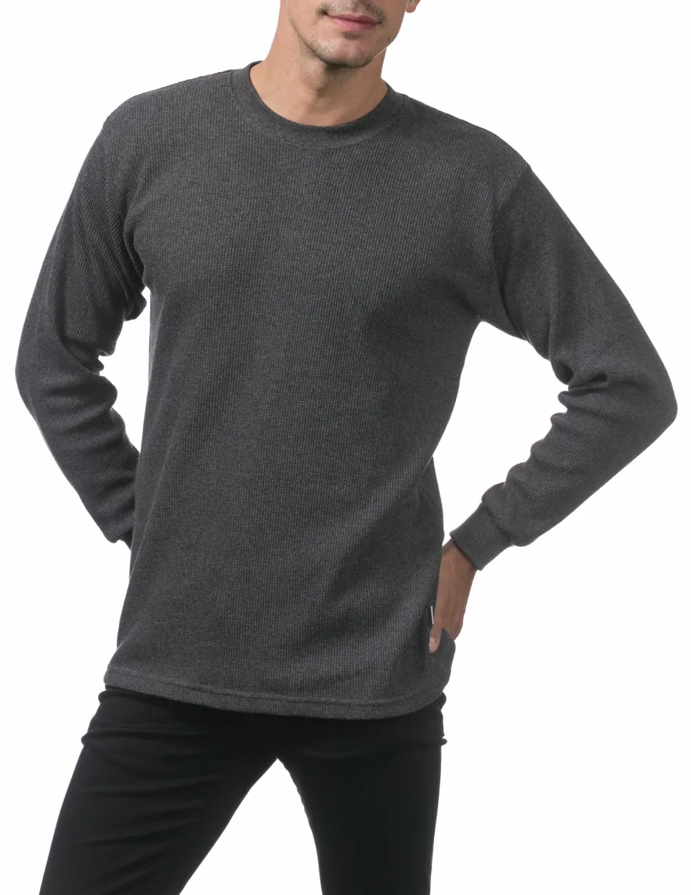 Pro Club Men's Heavyweight Cotton Long Sleeve Thermal Top