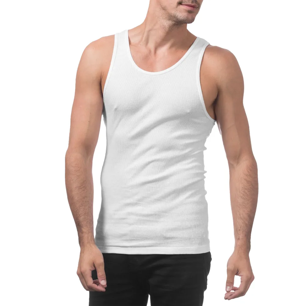 Pro Club Men's Premium Ringspun Cotton Ribbed A-Shirt