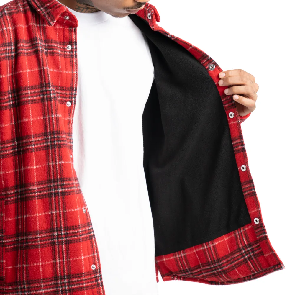Pro Club Men's Heavyweight Flannel Shirt Jacket