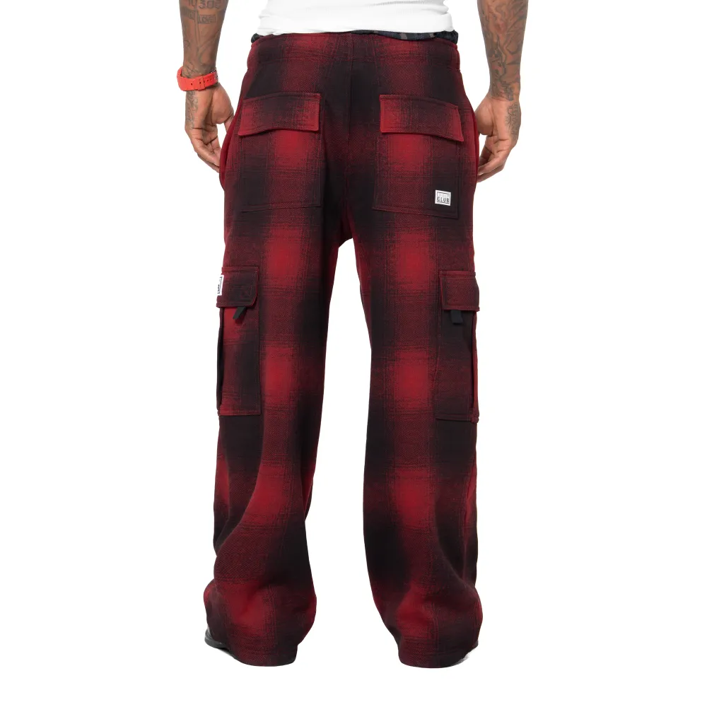 Pro Club Men's Heavyweight  Ombre Fleece Cargo Sweatpant