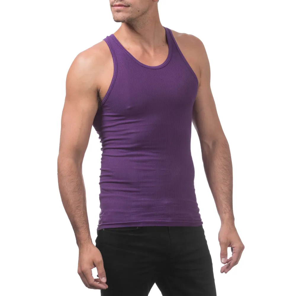 Pro Club Men's Premium Ringspun Cotton Ribbed A-Shirt