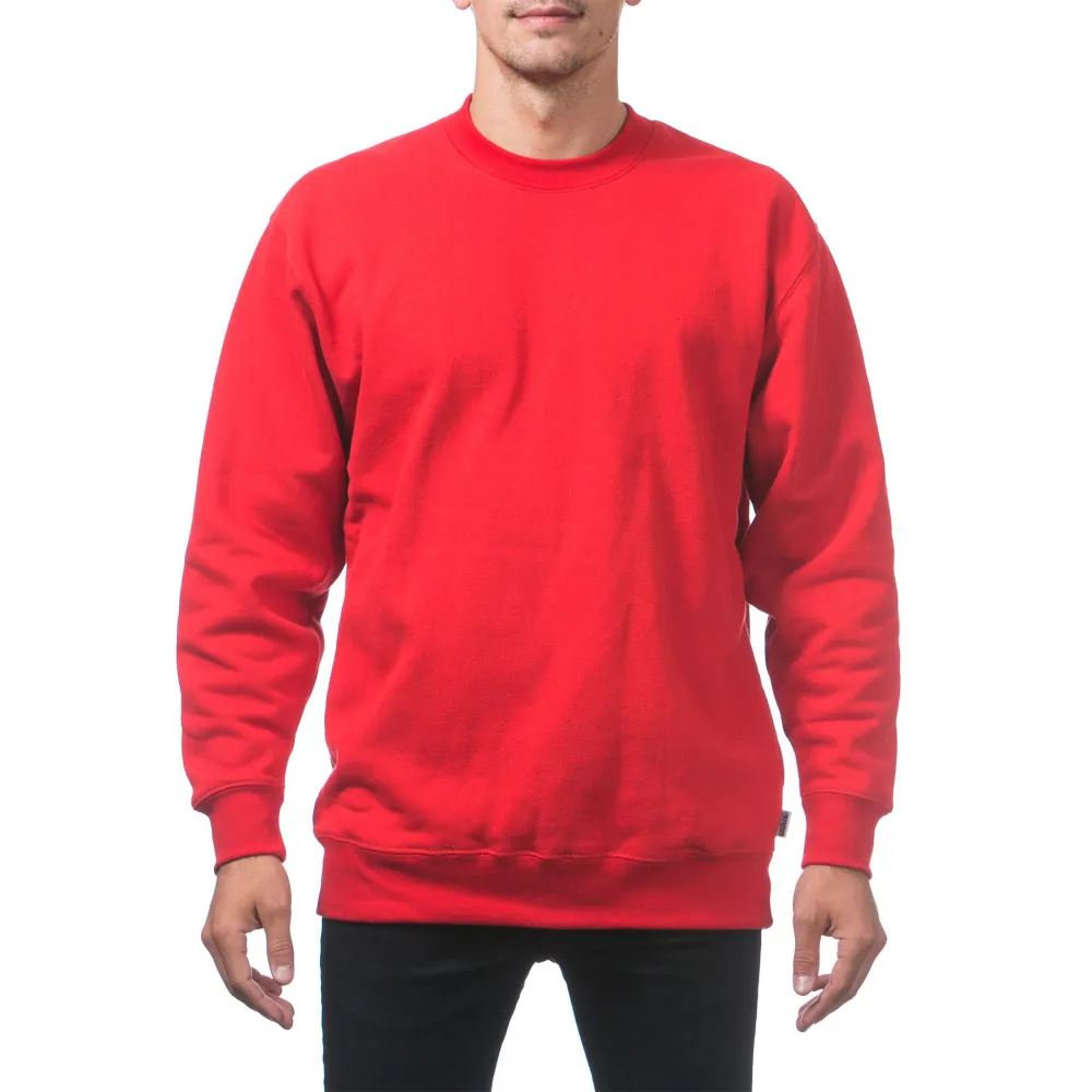 Pro Club Men's Heavyweight 13oz Crew Neck Fleece Pullover Sweatshirt