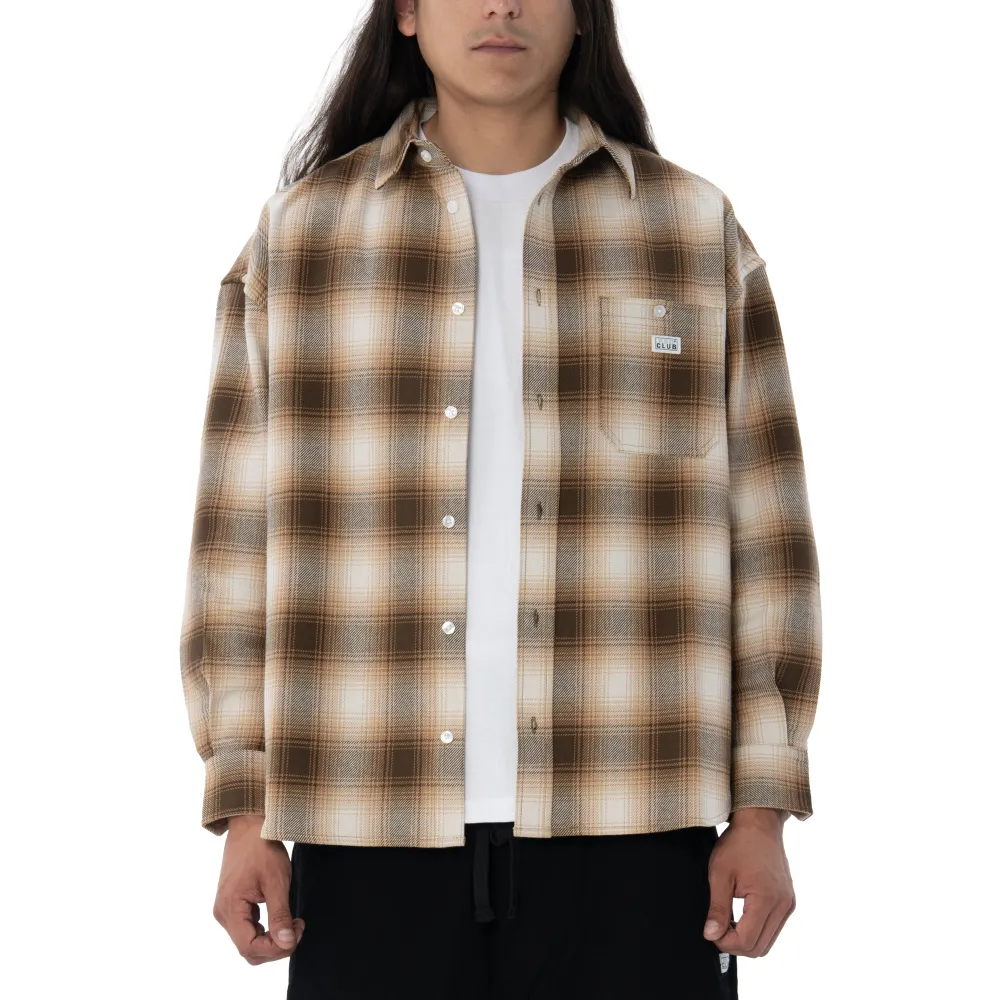 Pro Club Men's Heavywide Ombre Flannel Shirt