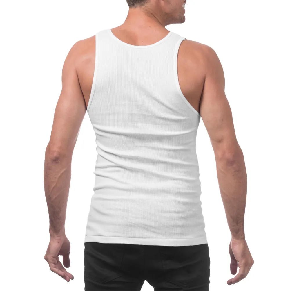 Pro Club Men's Premium Ringspun Cotton Ribbed A-Shirt