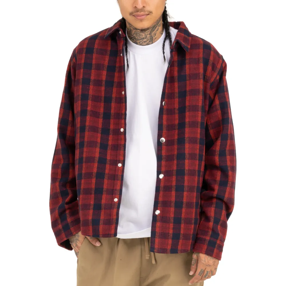 Pro Club Men's Heavyweight Flannel Shirt Jacket