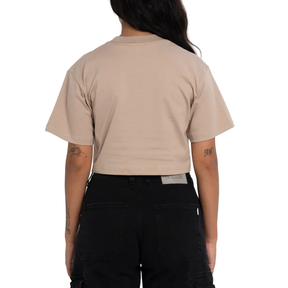 Pro Club Women鈥檚 Heavyweight Stretch Crop Tee