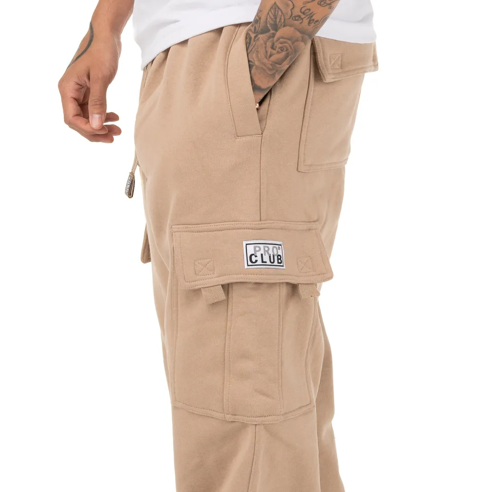 Pro Club Men's Heavyweight Fleece Cargo Pants